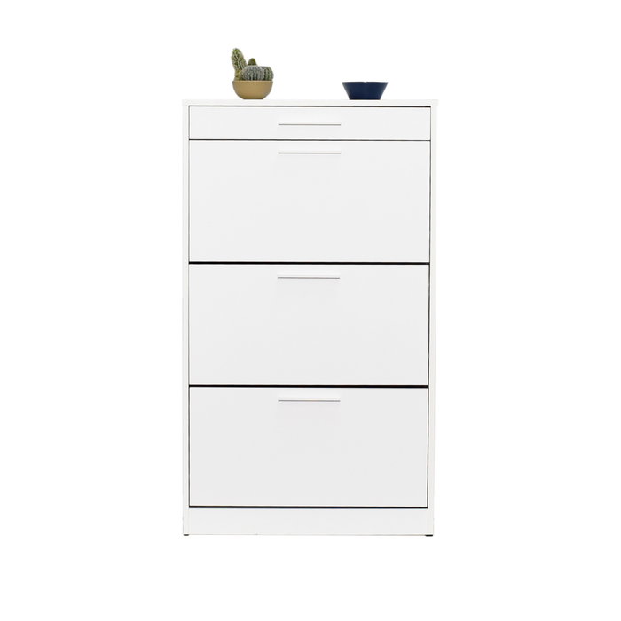 Hanah Home Zapatero Shc-431-Dd-1 Blanco y Diamante Hanah Home Zapatero Shc-431-Dd-1 Blanco y Diamante